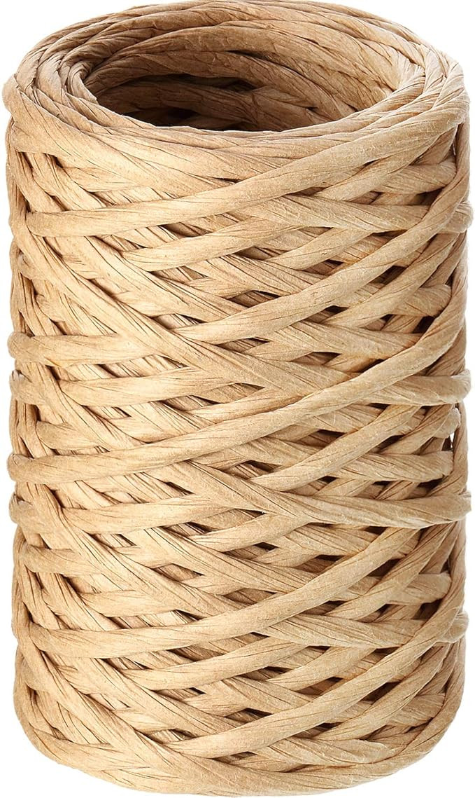 65 Feet Floral Wire Rustic Vine Bind Wire for Craft Wrapping Flower Bouquets(1 Roll,Khaki) | Amazon (US)