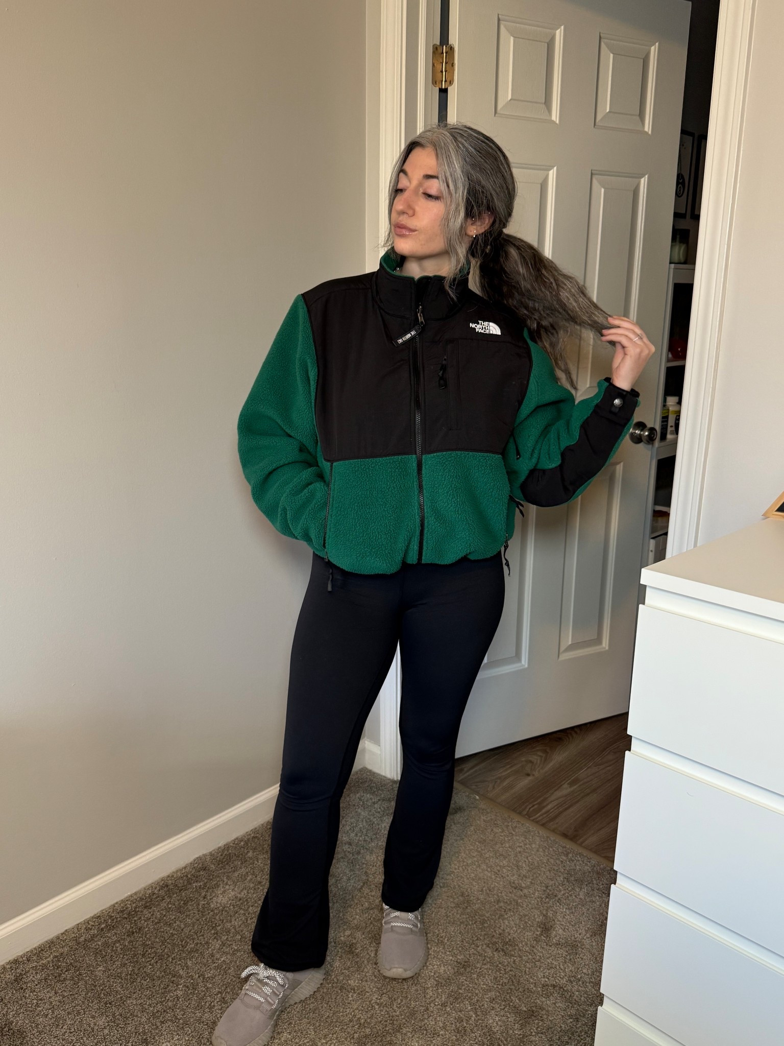 Comfy cozy WFH outfit 🆒😎 #comfy #cozy #northface #activewear #fleece #silversister #adidas #target #graynair #silverhair #WFH

#LTKootd #LTKActive #LTKWorkwear