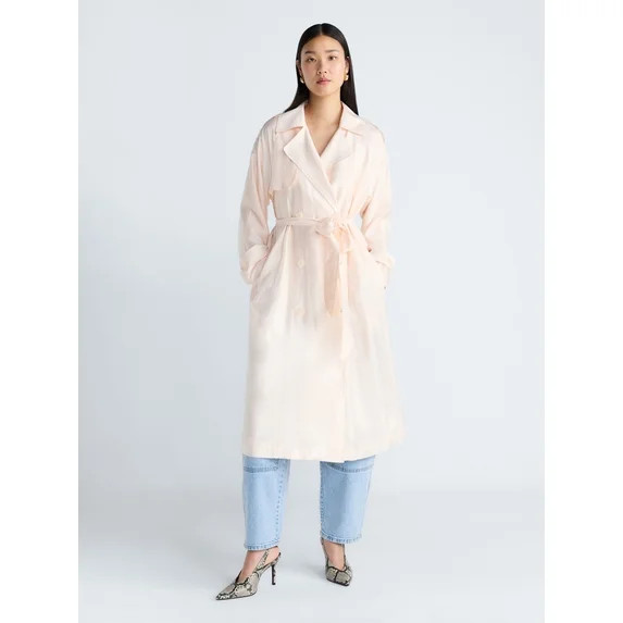 Devil Wears Prada Scoop Collection Women’s and Women's Plus Trench Coat, Sizes XS-4X | Walmart (US)