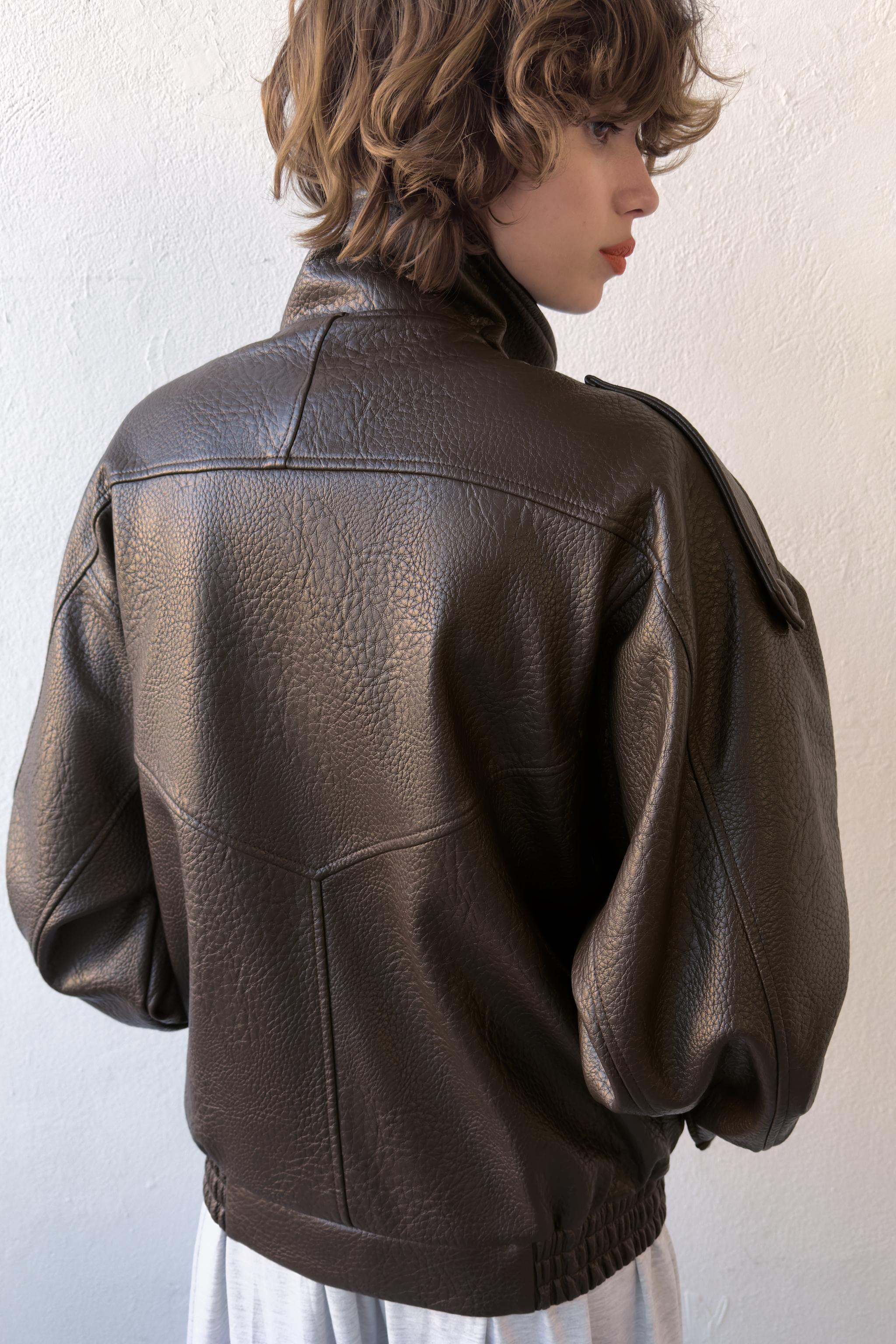 FAUX LEATHER JACKET | Zara UK