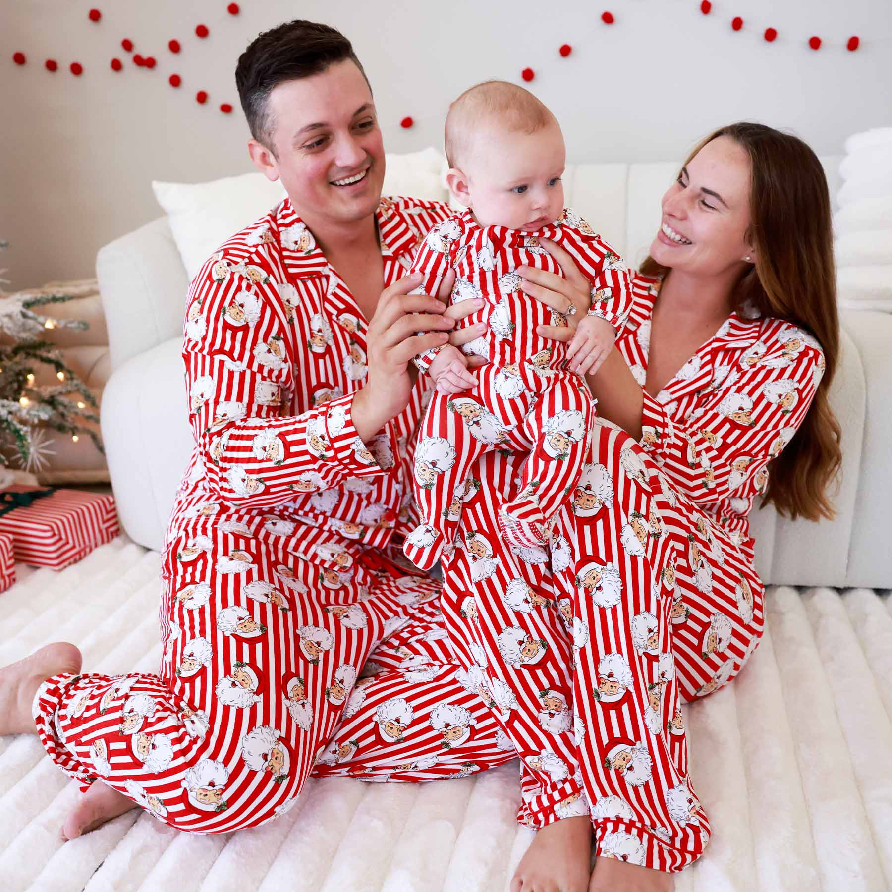 Santa Claus Lane Adult Two Piece Pajama Set | Caden Lane