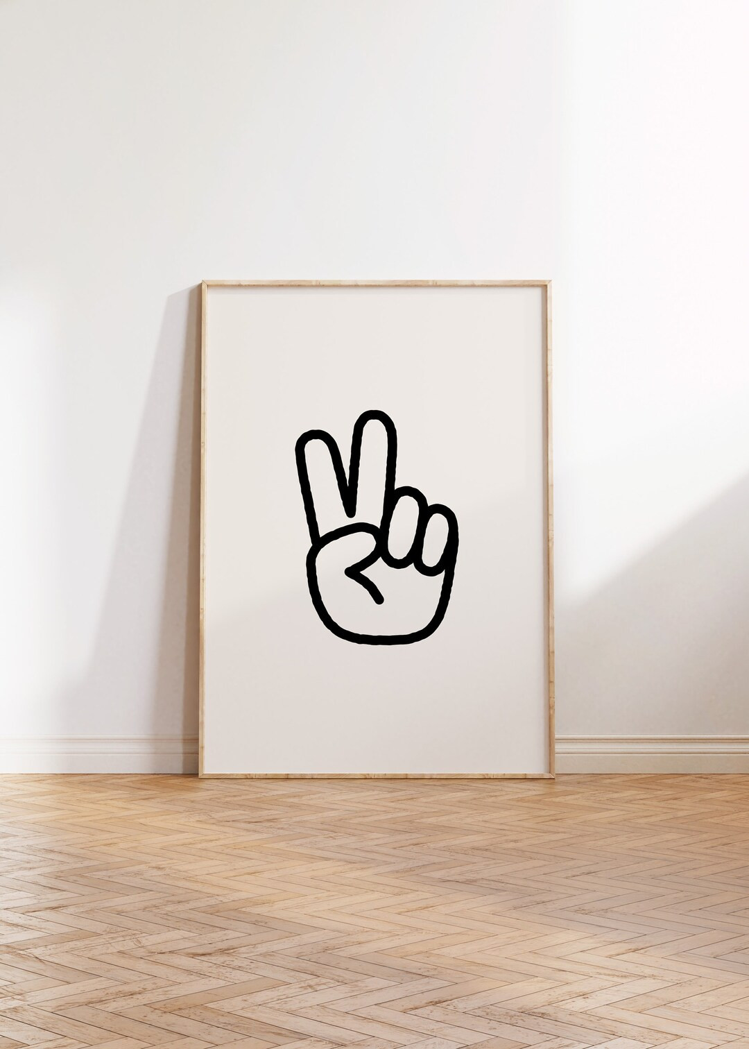 Hand Peace Sign Printable, Peace Fingers Wall Art, Kids WALL ART, Wall Art Prints, Digital Downlo... | Etsy (US)