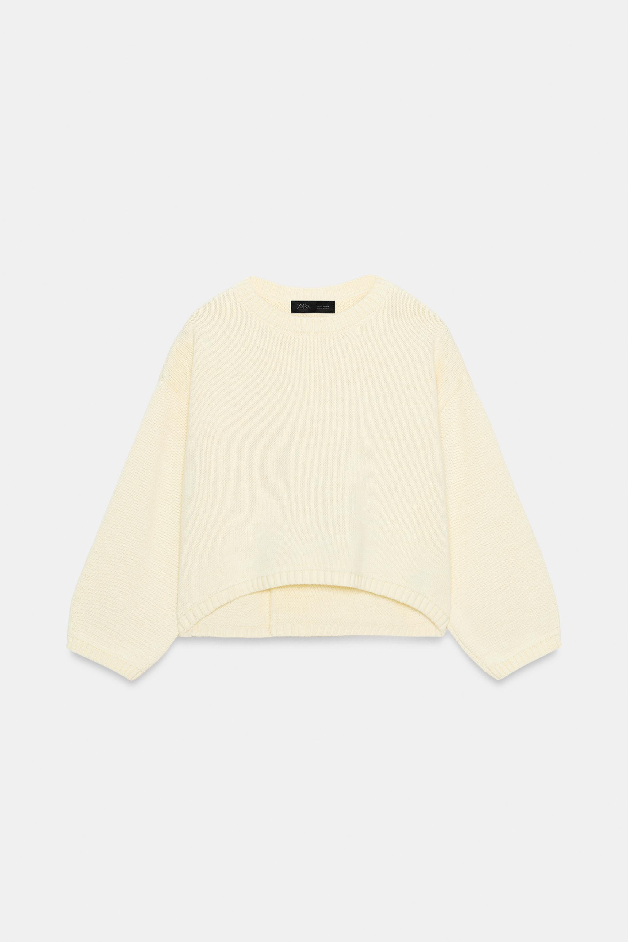 SHORT KNIT JUMPER | Zara US