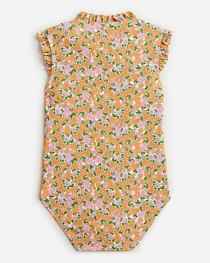 Girls zip-up one-piece swimsuit with UPF 50 | J. Crew US