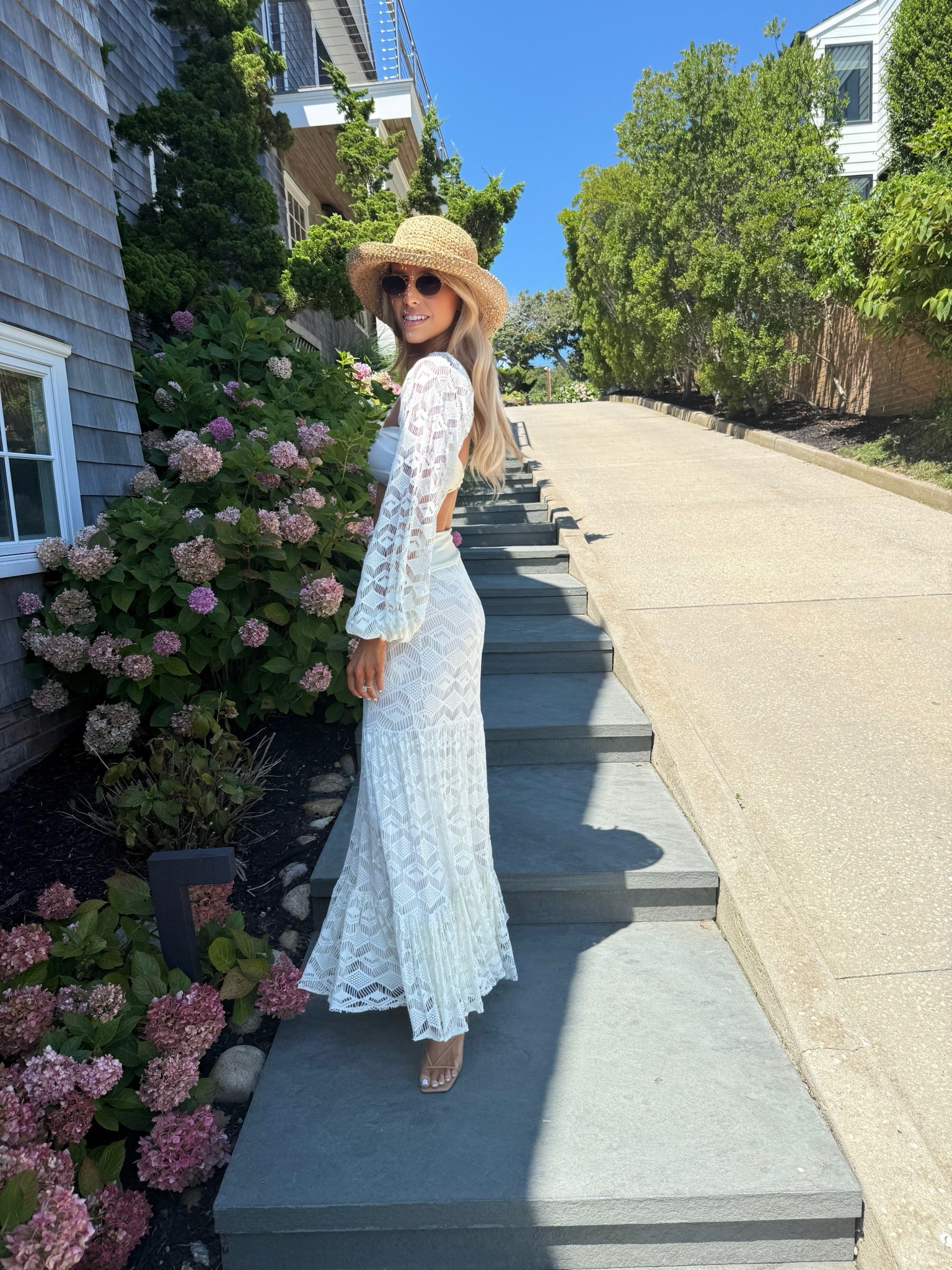 PatBO beach top and skirt 🤍 
My set is sold out but linking similar looks below! 

#LTKPetite #LTKSeasonal #LTKSwim