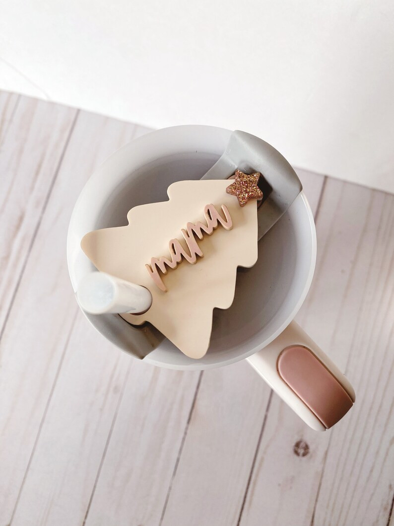 Tumbler Christmas Tree Name Plate H2.0 Name Plate Custom - Etsy | Etsy (US)