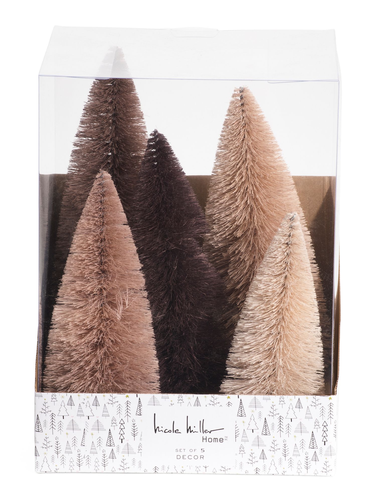 5pc 11in Assorted Trees | TJ Maxx