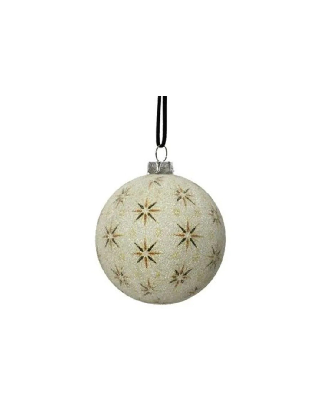 Cream Beaded Star Ornament | Brooke & Lou | Brooke and Lou