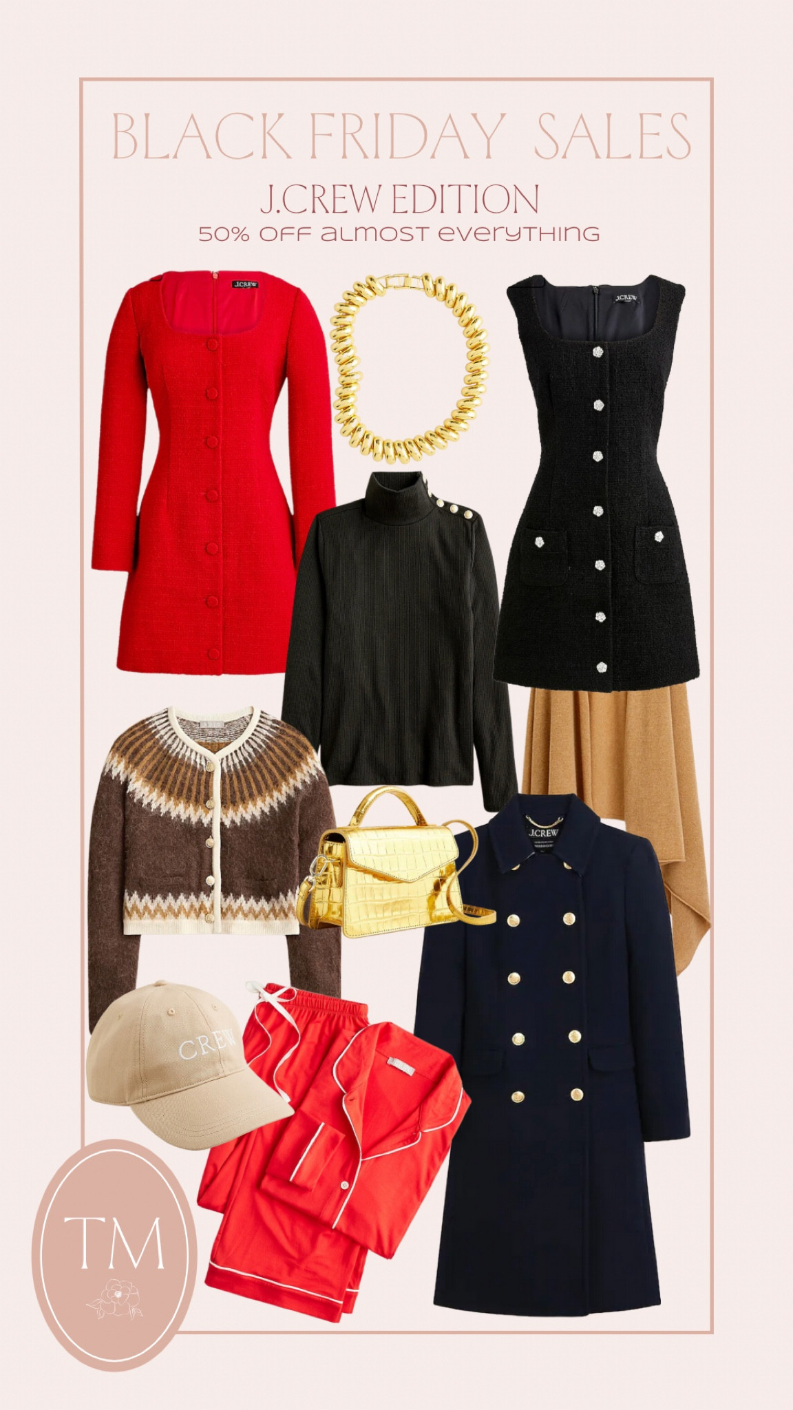 Black Friday Sales ❤️ - J.Crew edition 50% off almost everything 

#LTKCyberWeek #LTKHoliday #LTKGiftGuide