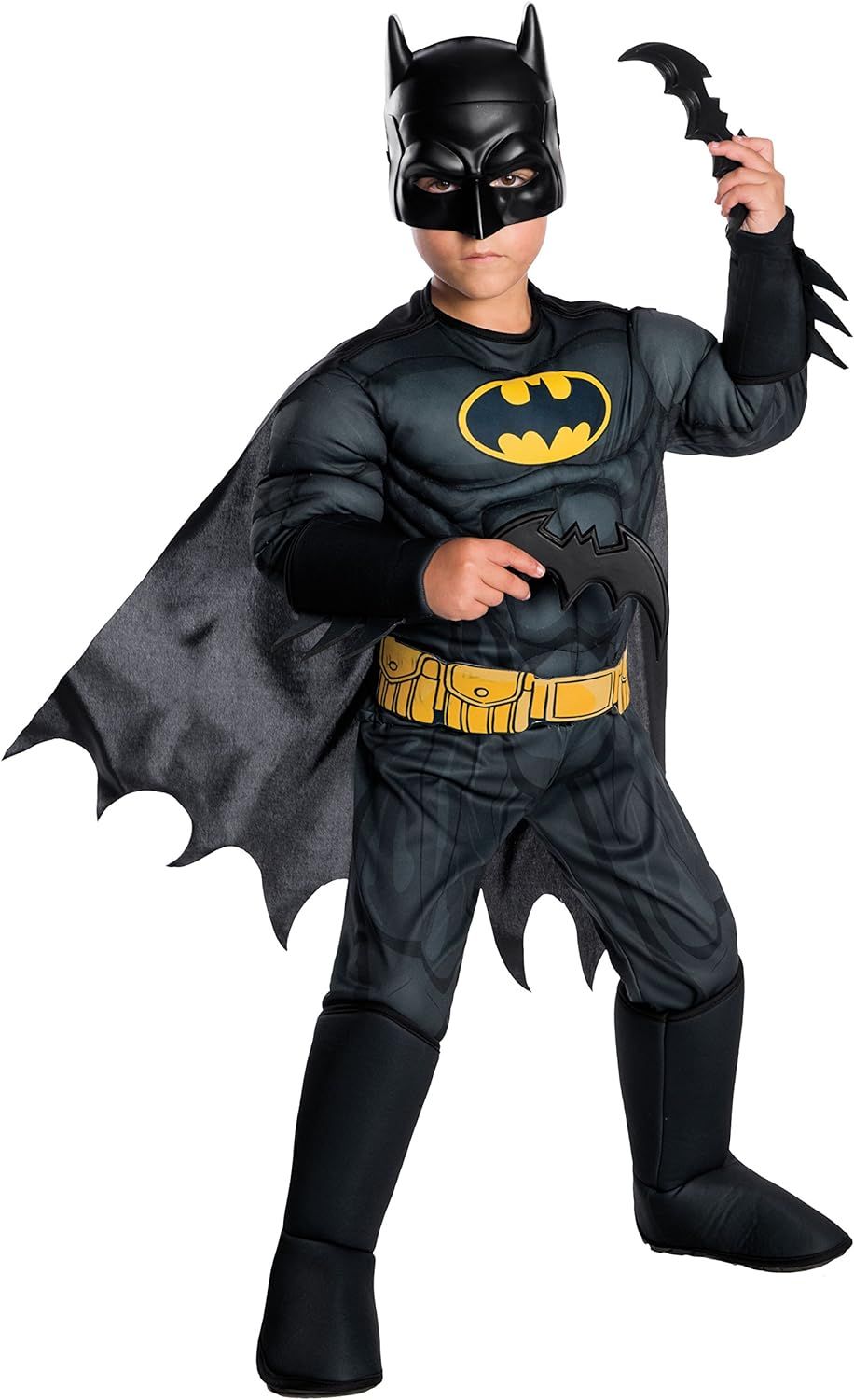 Rubie's Boys DC Comics Deluxe Batman Costume, Small, Multicolor | Amazon (US)
