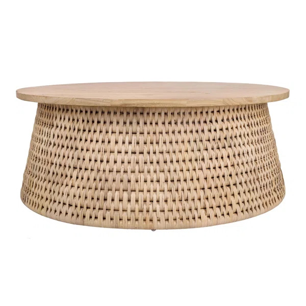 Apputhurai Solid Wood Top Coffee Table | Wayfair North America