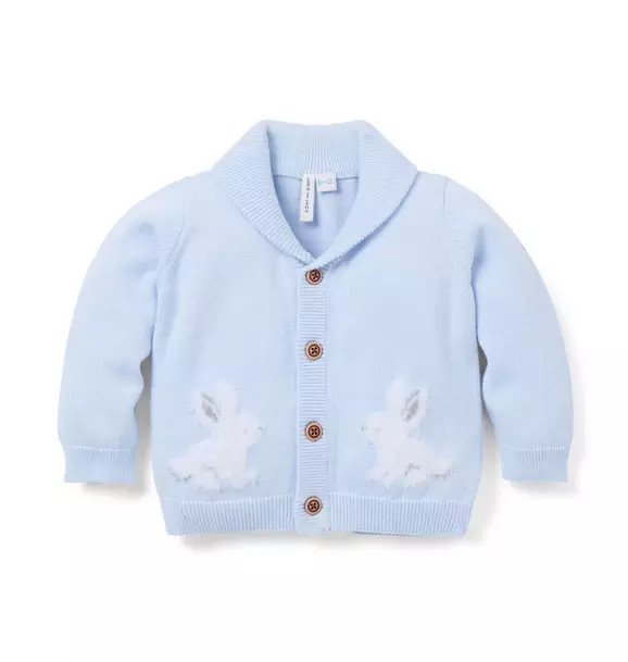 The Bunny Shawl Collar Baby Cardigan | Janie and Jack