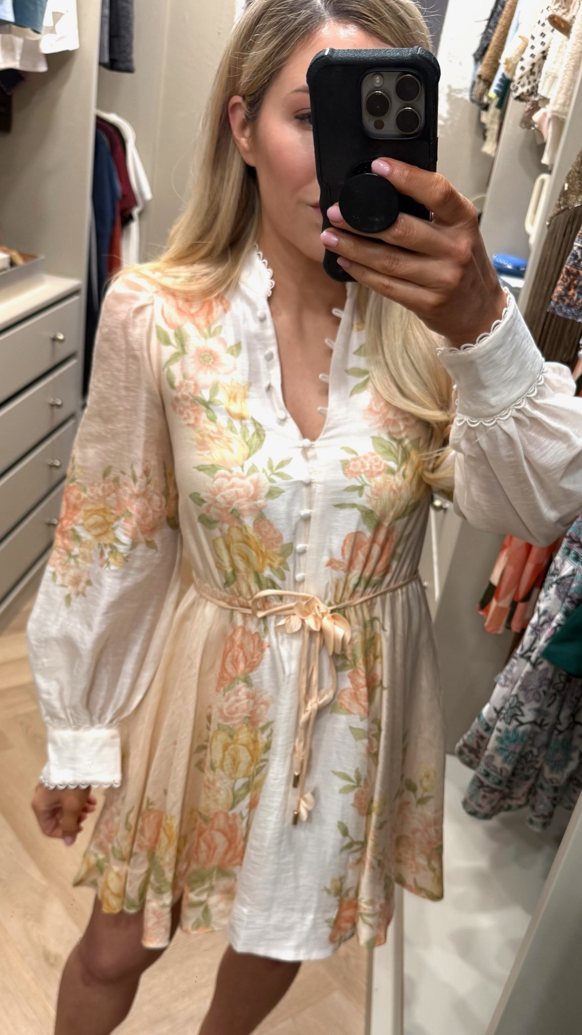 So cute - looks like Zimmermann!
RUNS SMALL across chest (wearing my usual XS but need small)


#LTKSeasonal