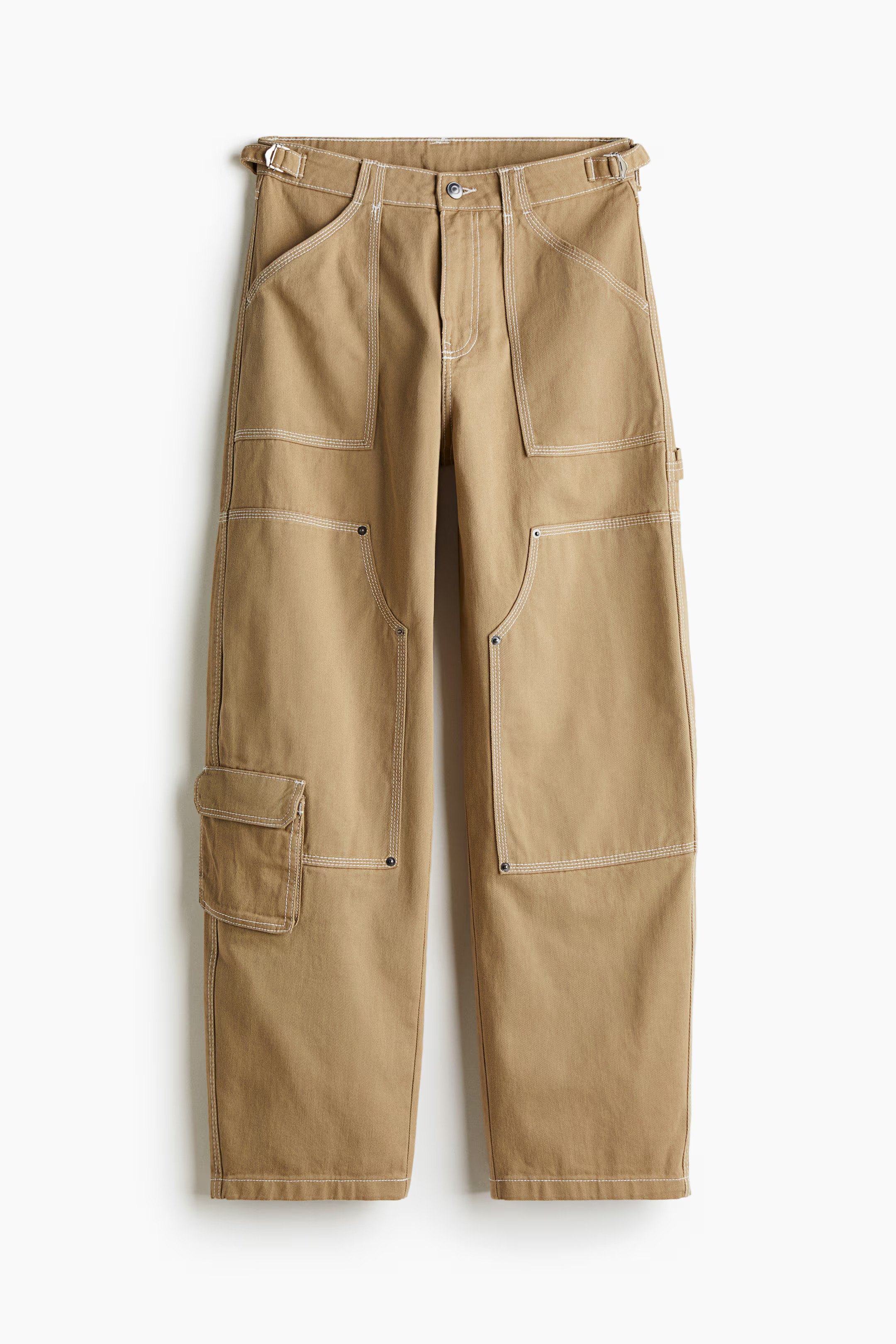 Pantalon cargo en twill | H&M (FR, IT, ES, PT, BE)