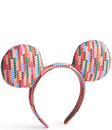 Vera Bradley x Disney Mickey Mouse Ear Headband - Cosmic Mickey Stripe | Dillard's