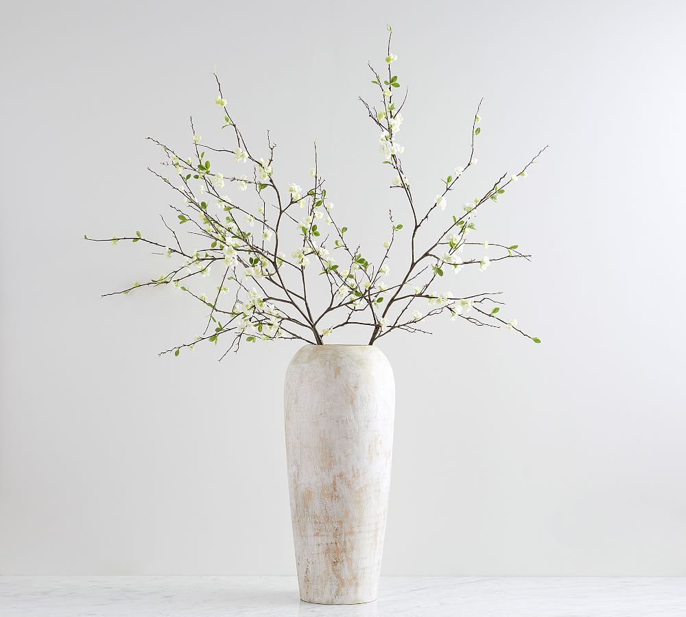 Faux White Blossom Branch | Pottery Barn (US)
