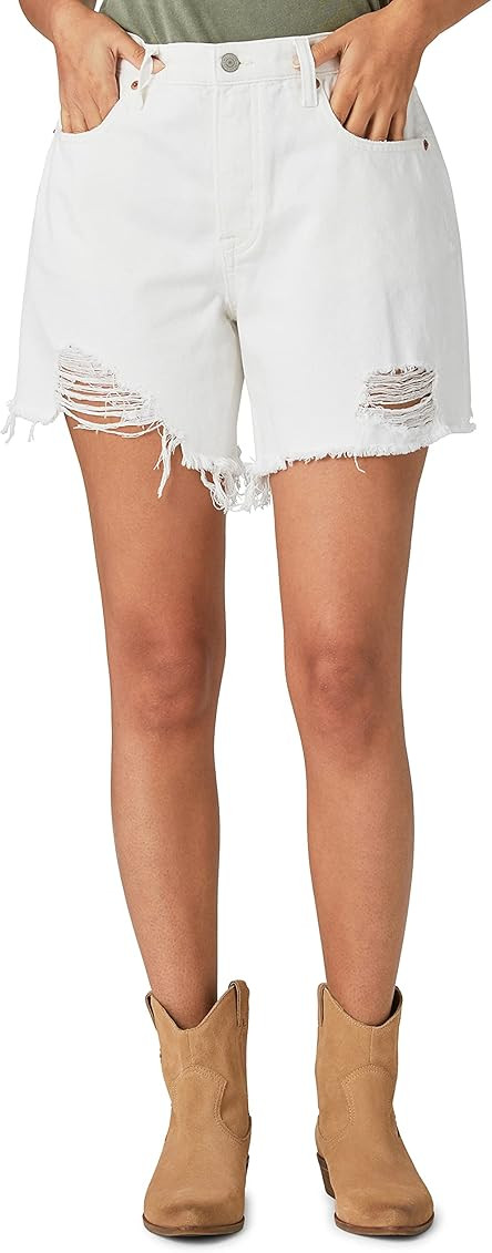 Lucky Brand Women's 90's Midi Denim Short | Amazon (US)