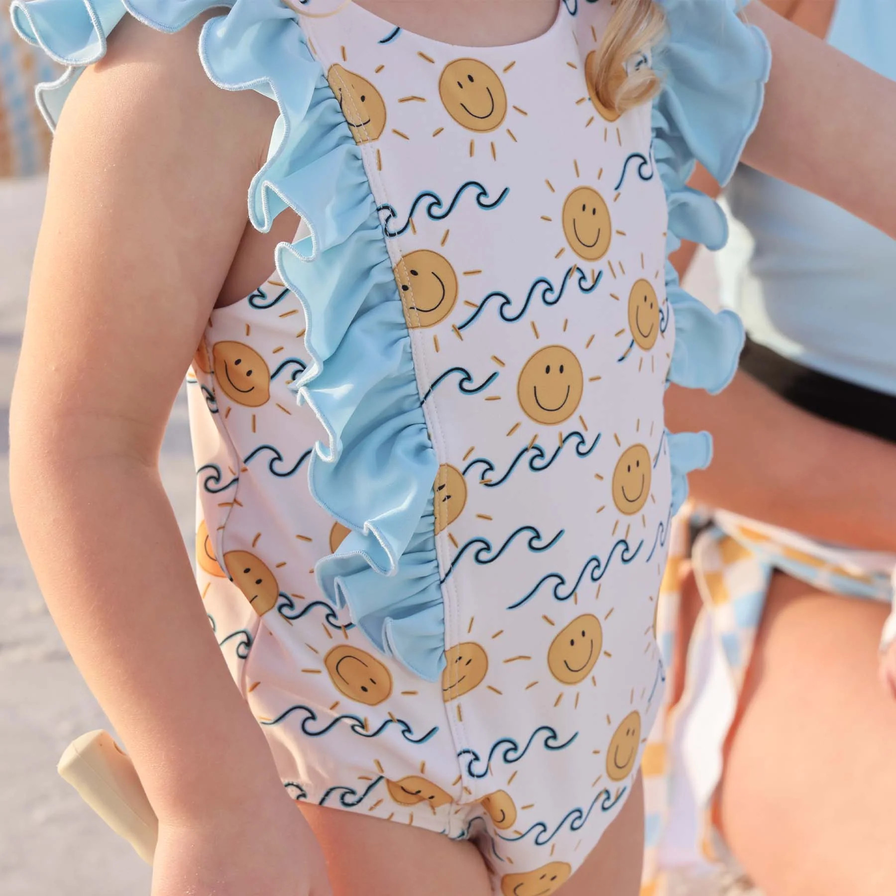 Double Ruffle One Piece | Sun's Out | Caden Lane