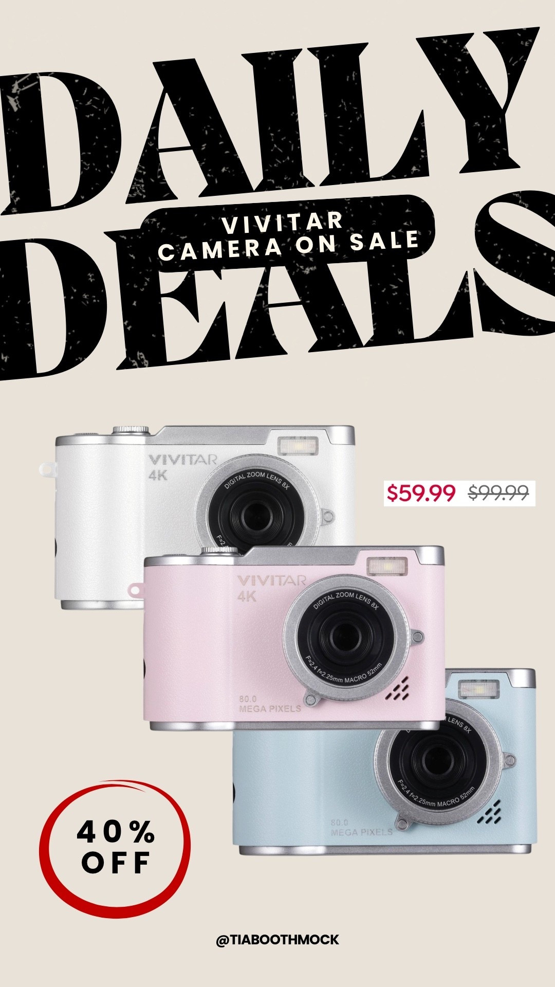 HSN is killing it with the deals right now! This Vivitar camera is today’s special value and 40% off! Perfect for anyone who loves creating content or taking photos. Definitely one to grab today before the deal’s gone ‼️‼️

#LTKSaleAlert #LTKHoliday #LTKGiftGuide