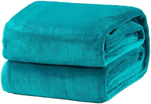 Bedsure Fleece Blanket Queen Size Teal Lightweight Super Soft Cozy Luxury Bed Blanket Microfiber | Amazon (US)