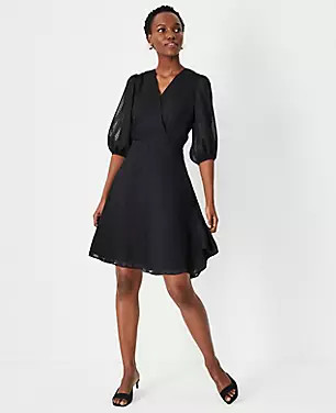 Wrap Flare Dress | Ann Taylor (US)