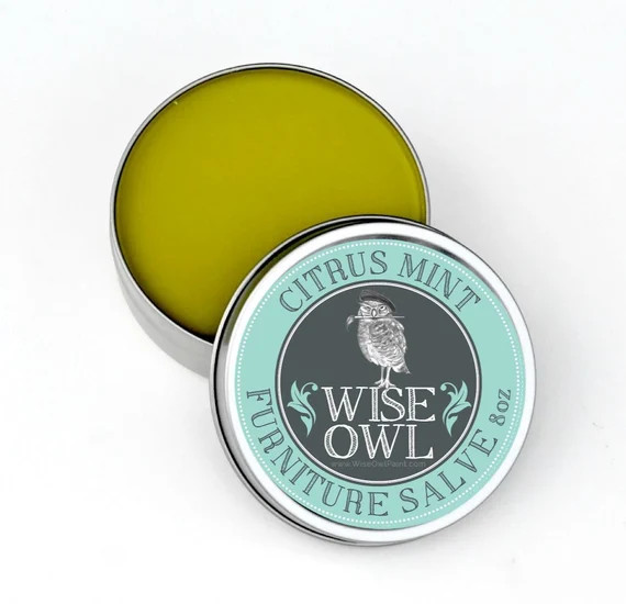 Citrus Mint Wise Owl Salve! Wood conditioner and chalk paint sealer | Etsy (US)