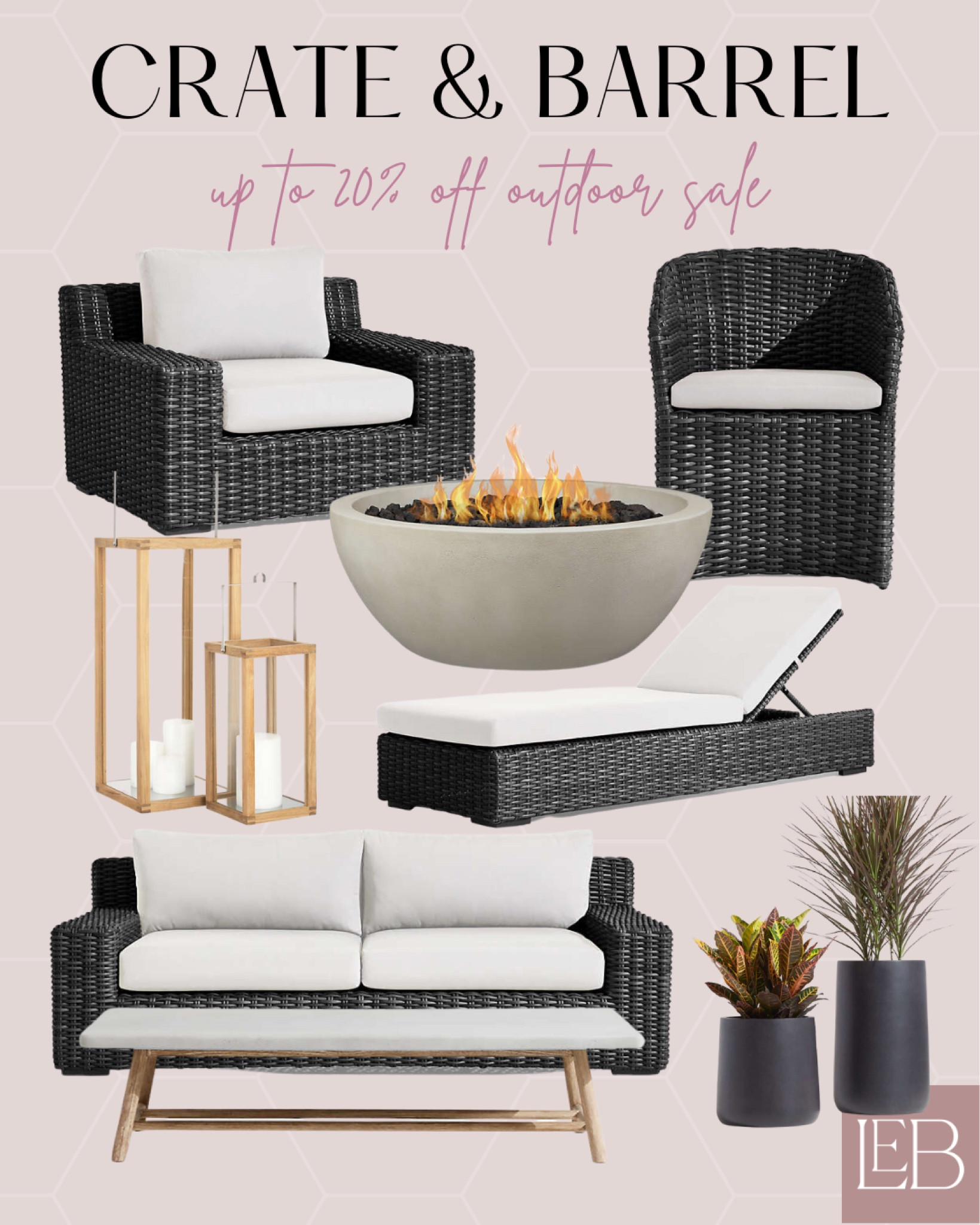 20% off outdoor furniture sale at Crate & Barrel!

Outdoor, patio, furniture, home decor 

#LTKhome #LTKFind #LTKstyletip