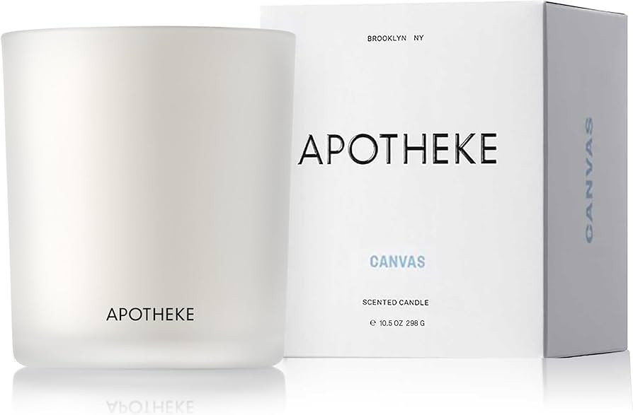 Amazon.com: Apotheke Luxury Scented Candles for Home, Canvas - Aromatherapy Jar Candle with Soy W... | Amazon (US)