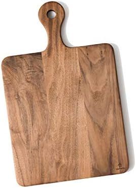 Befano Black Walnut Square Cutting Board for Kitchen with Handle, Serving Tray, Bread Tray, Pizza... | Amazon (US)