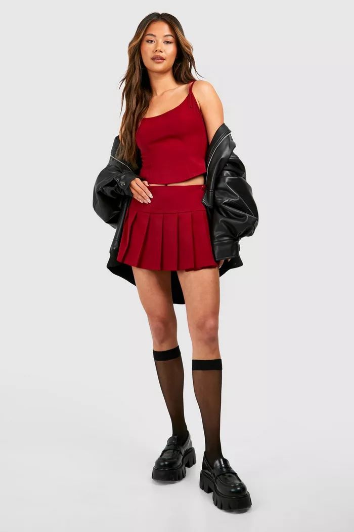 Pleated Micro Mini Skirt | boohoo (US & Canada)