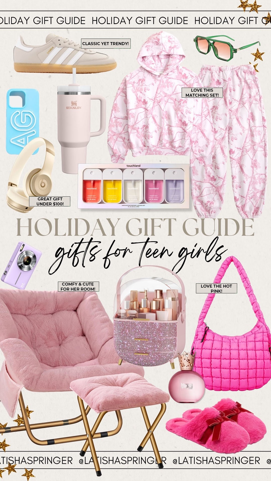 Holiday gift guide: gifts for teen girls!

#giftguide

Gift guide for teens. Teen girl gift guide. What to gift teen girls 2025. Trendy teen girl holiday gift ideas  

#LTKFindsUnder100 #LTKHoliday #LTKGiftGuide