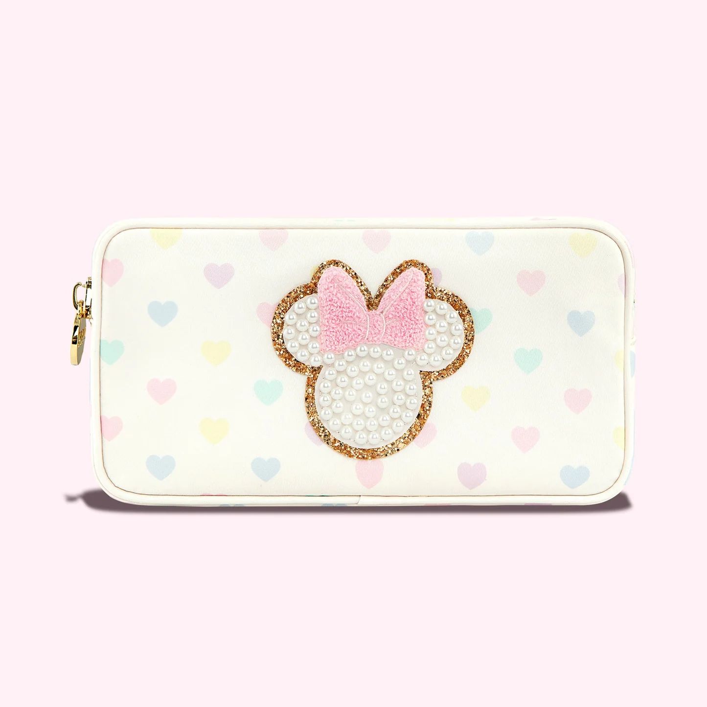 Mickey & Minnie Pastel Hearts Small Pouch | Stoney Clover Lane