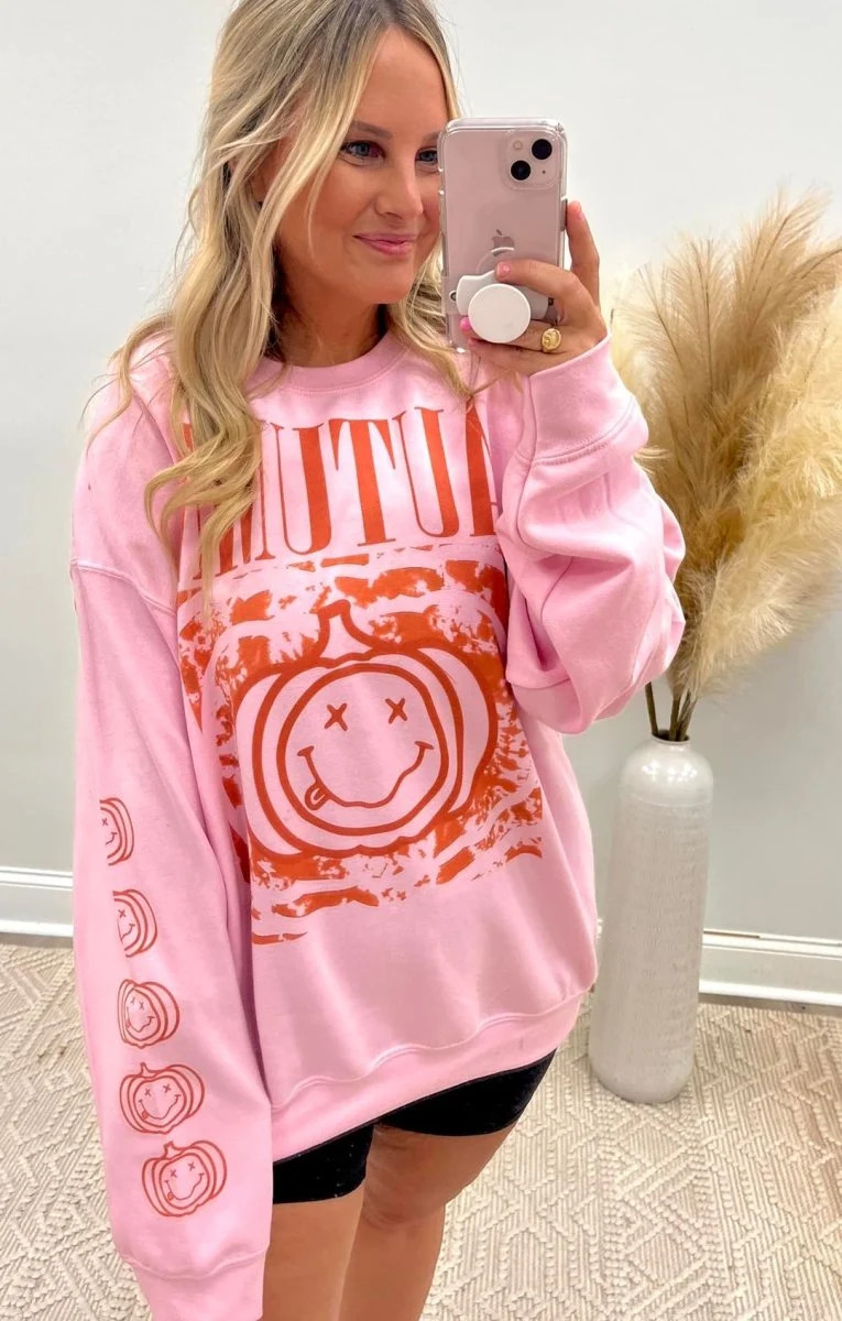 AUTUMN 'Nirvana Pumpkin' Sweatshirt | United Monograms