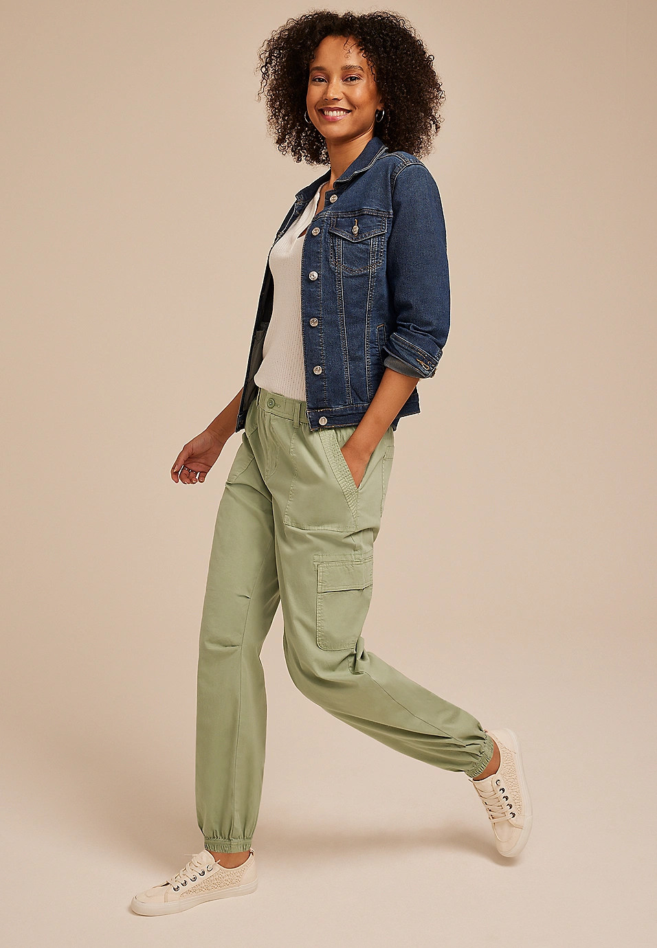 Lightweight Stretch High Rise Jogger | Maurices