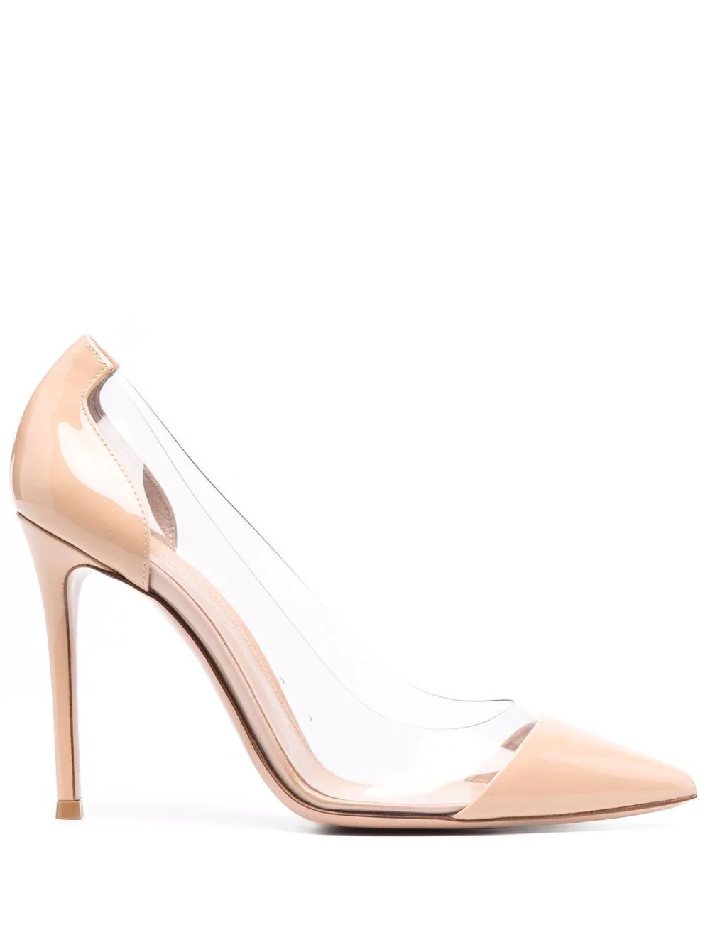Gianvito Rossi 透明拼接高跟鞋 - Farfetch | Farfetch (CN)