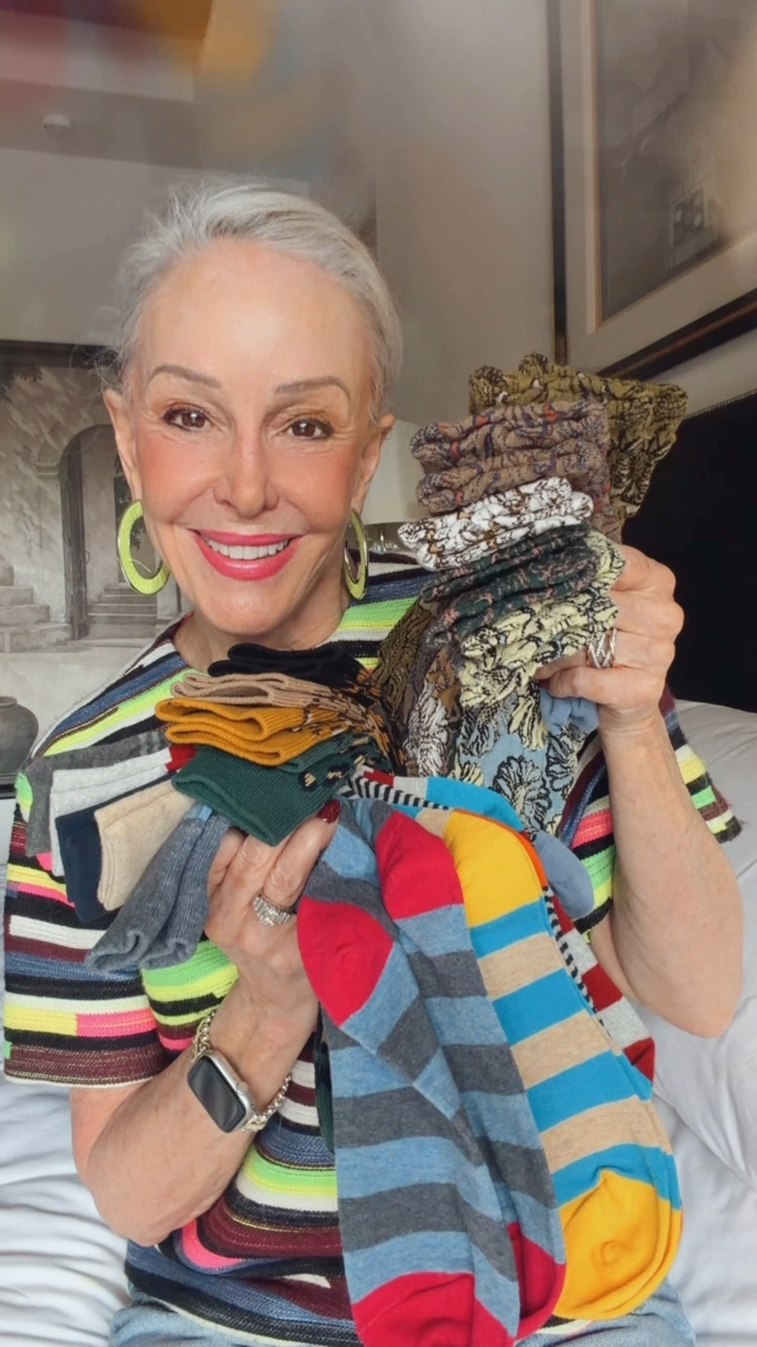 Comfortable patterned dress socks
Embroidered floral socks
Vintage cozy crew socks in leopard patterns 
Stocking stuffers 

#LTKSeasonal #LTKOver40