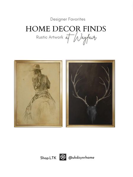 Designer Favorites | Rustic Art | Equestrian Art | Buck Frames Art | Home Decor



#LTKhome