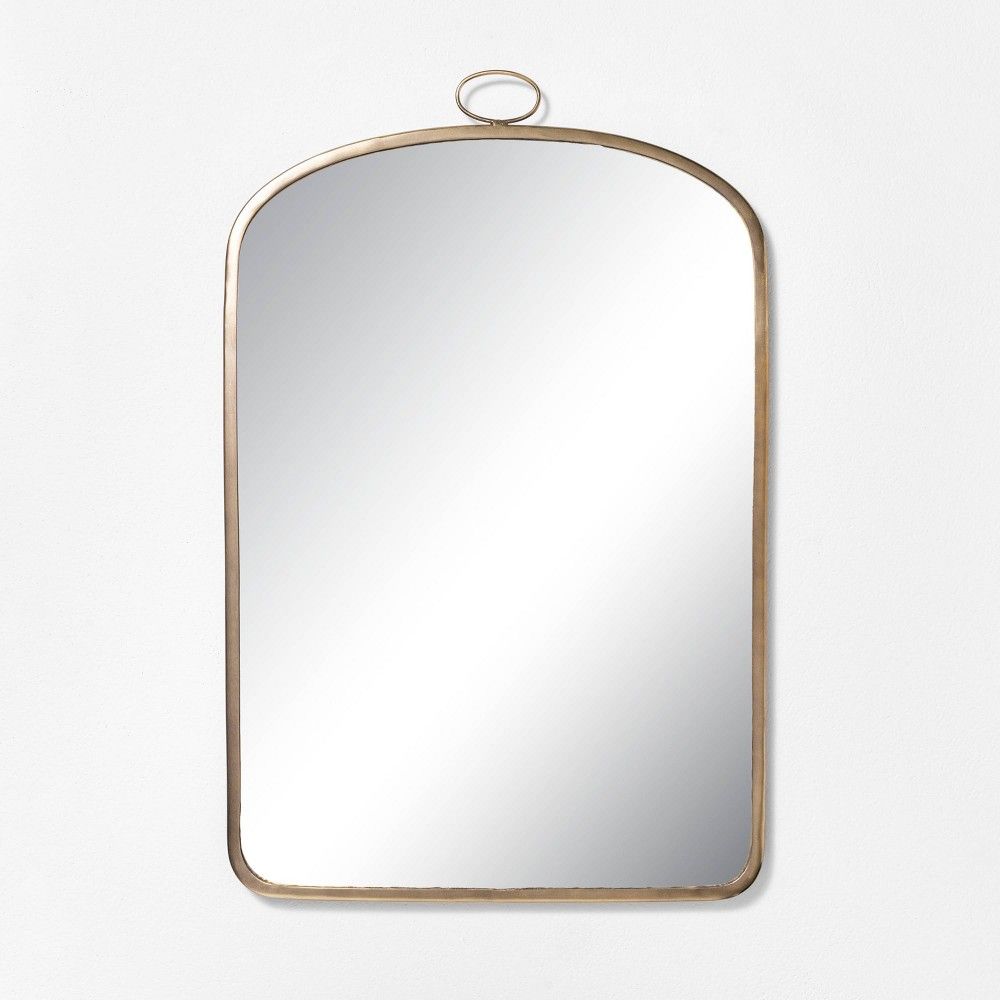 Arched Brass Mirror - Hearth & Hand with Magnolia | Target