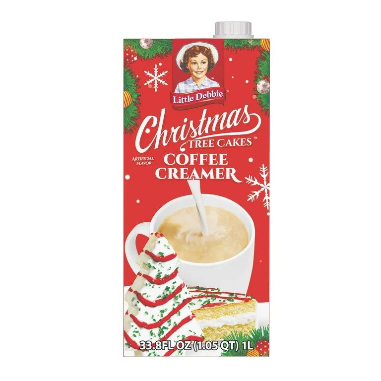 Little Debbie Christmas Tree Cakes Coffee Creamer 33.8 fl oz | Walmart (US)