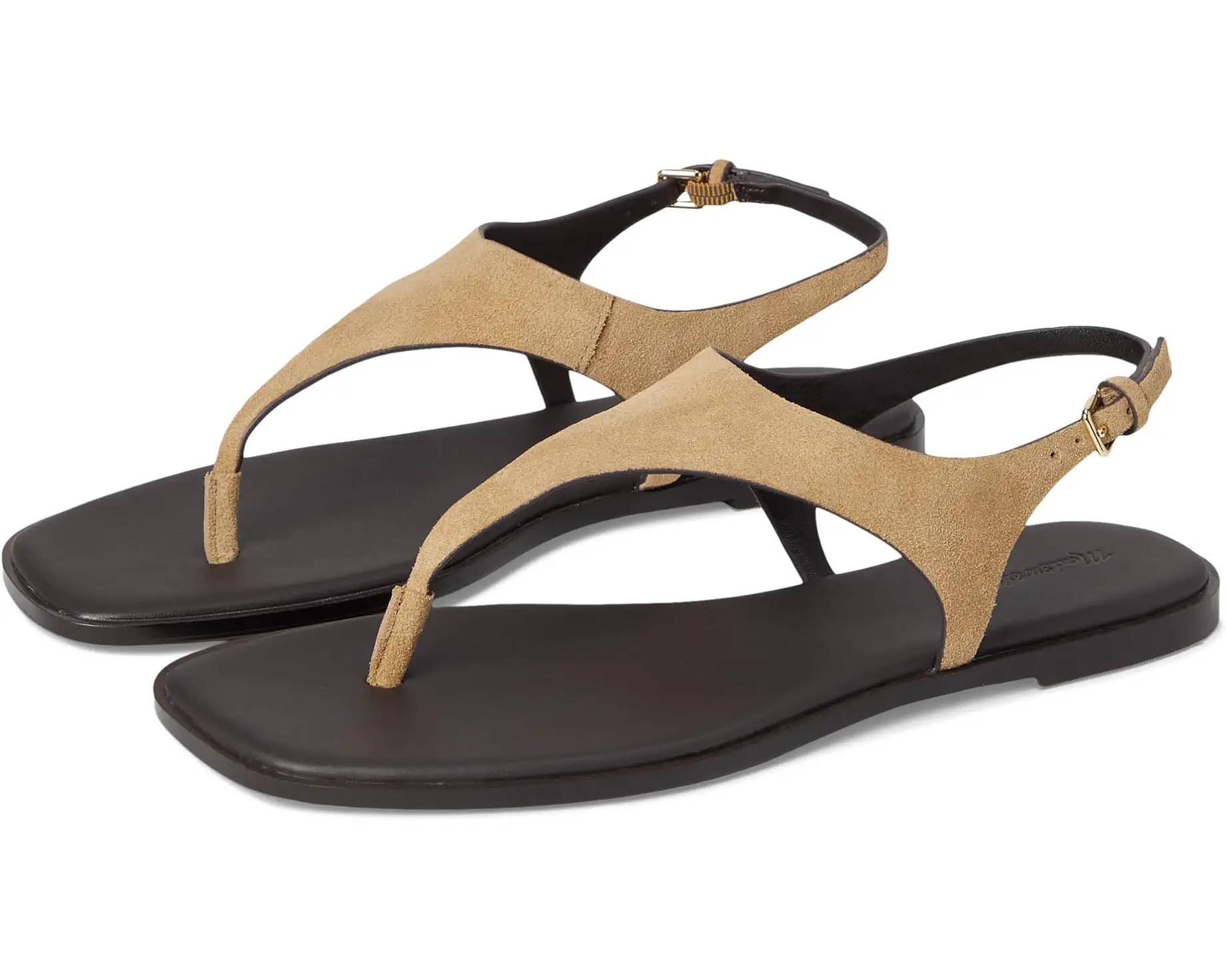 Piaule Thong Ankle Strap - Suede | Zappos