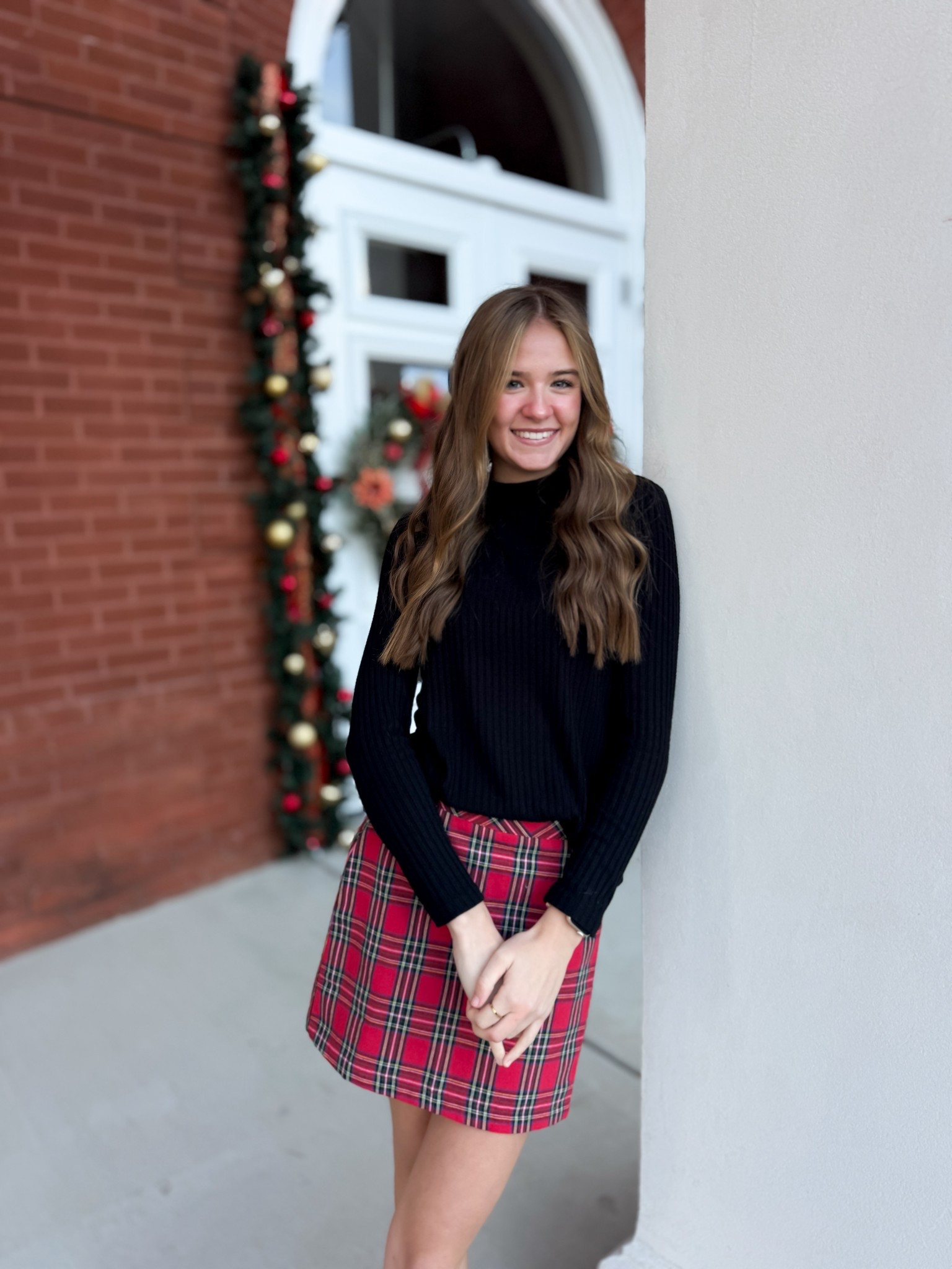 Family photo outfit, Christmas card photos. Her skirt is women’s sizing but runs small. I’d size up one or two sizes. 

#LTKCyberWeek #LTKSaleAlert #LTKHoliday