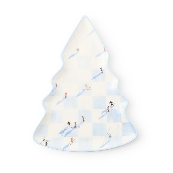 MacKenzie-Childs Gray Malin Ski Holiday Tree Dish | MacKenzie-Childs