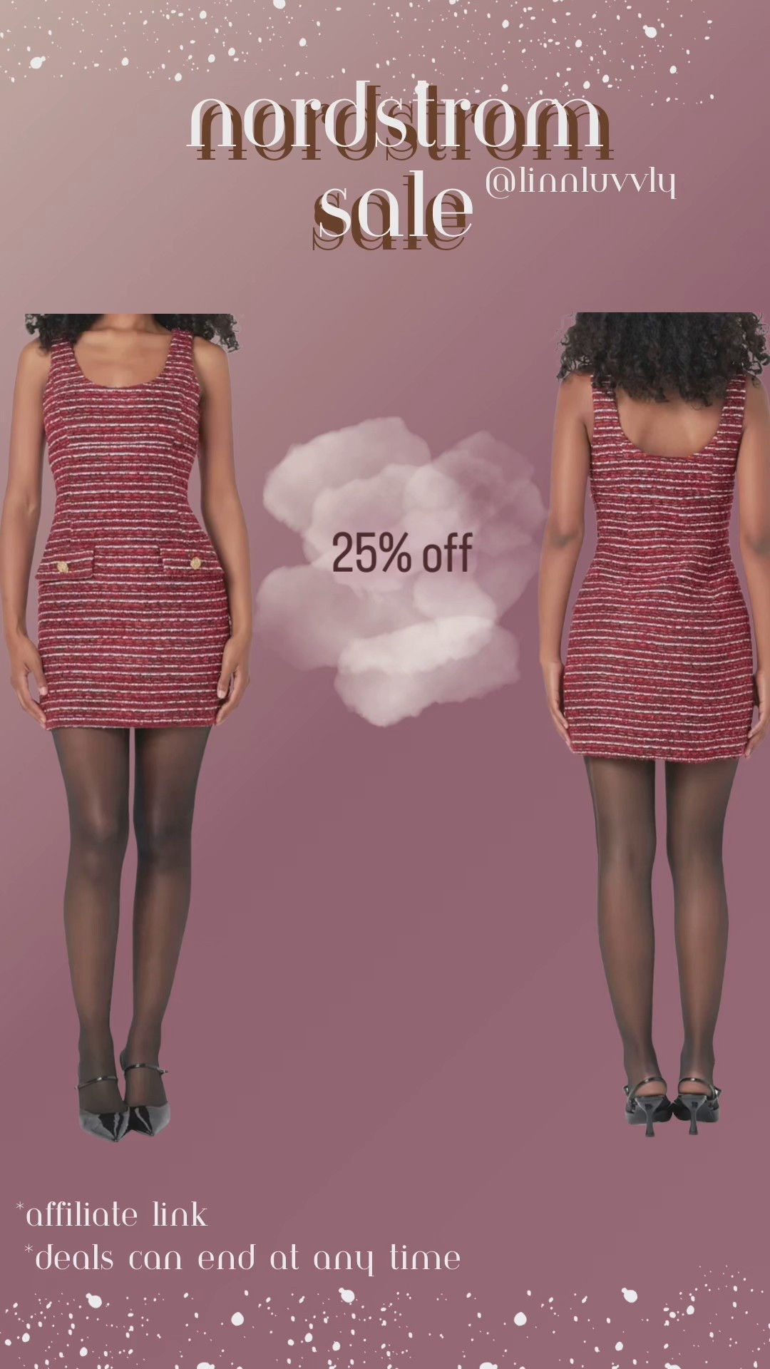 Sleeveless Tweed Minidress

25% off!
Nordstrom Sale

#LTKootd #LTKSaleAlert #LTKHoliday