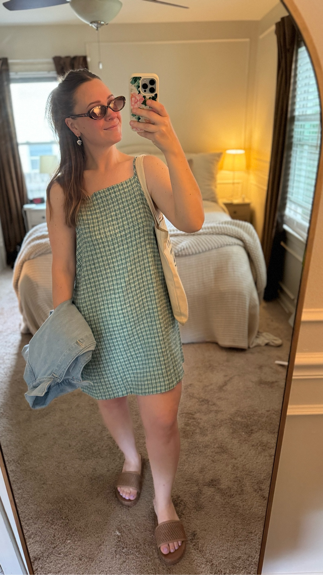The perfect summer dress! I’m in a size medium, jacket is a size large for a more oversized fit! 

#LTKSaleAlert #LTKootd #LTKmomlife