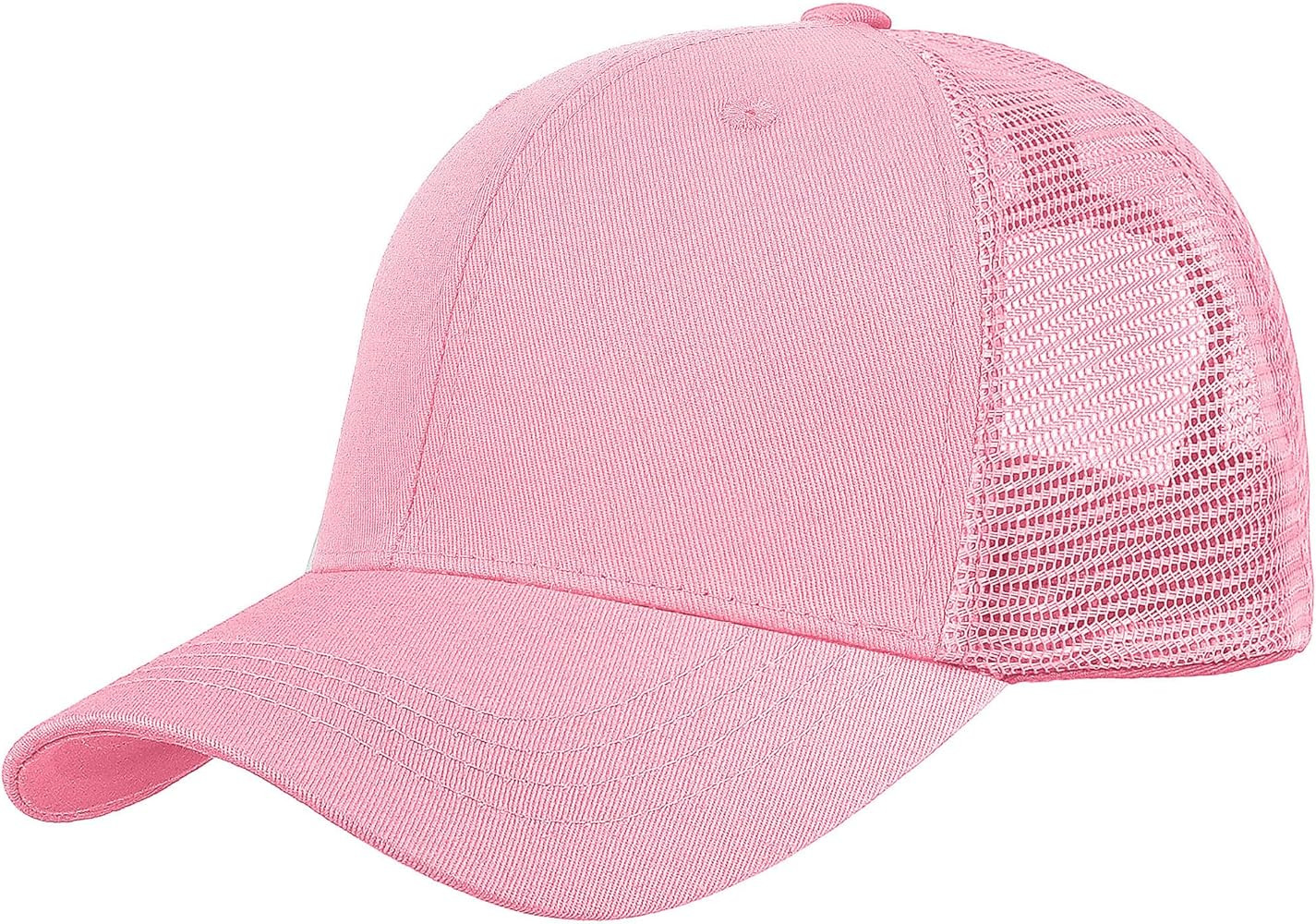 Falari Trucker Hat Baseball Cap Structured Plain Design 6 Panel, Adjustable Size | Amazon (US)