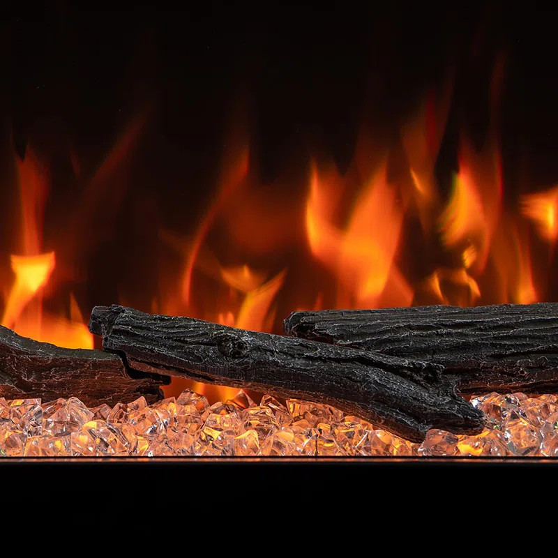 Modern Ember Highmark Smart Linear Electric Fireplace - 10 Flame Colors - Works with Voice Assist... | Wayfair North America