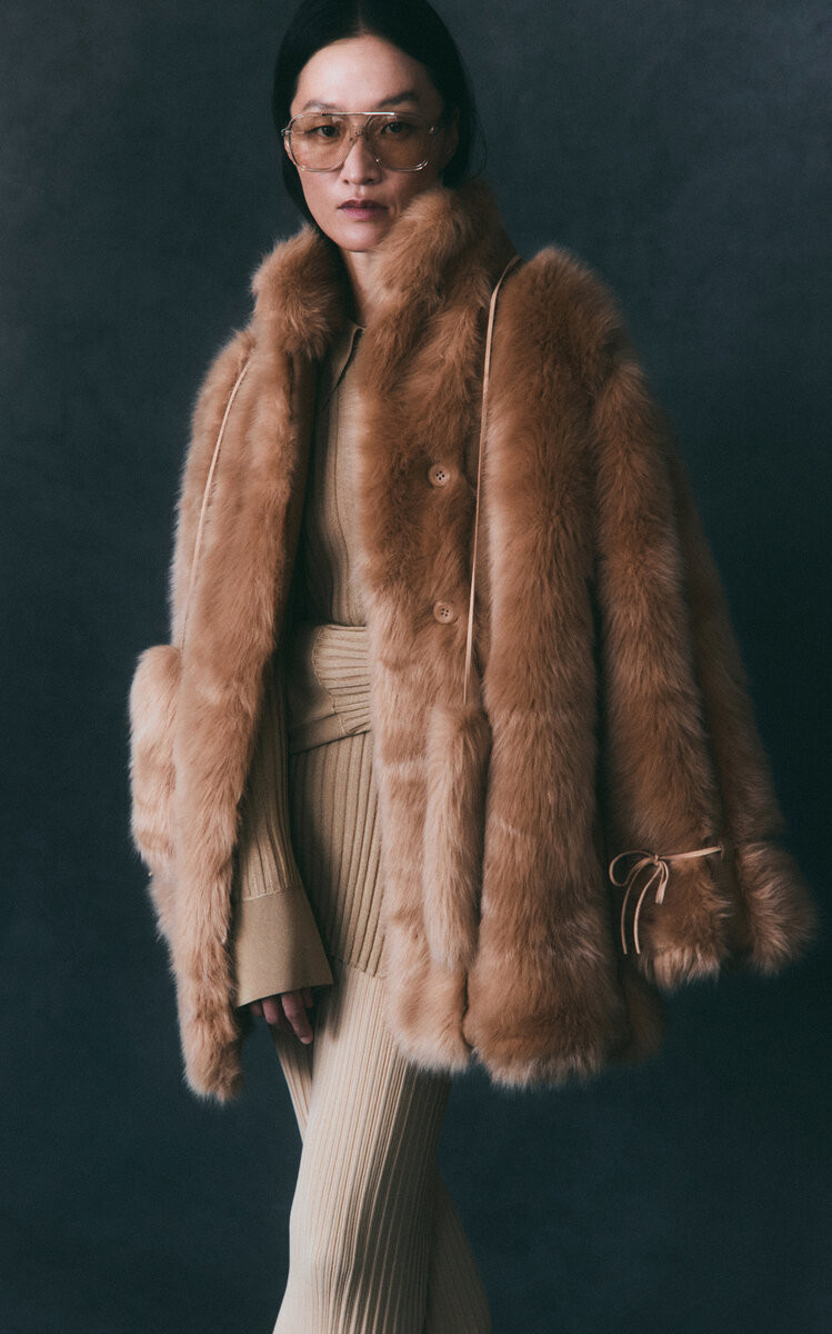 Exclusive Paneled Eco-Fur Coat | Moda Operandi (Global)