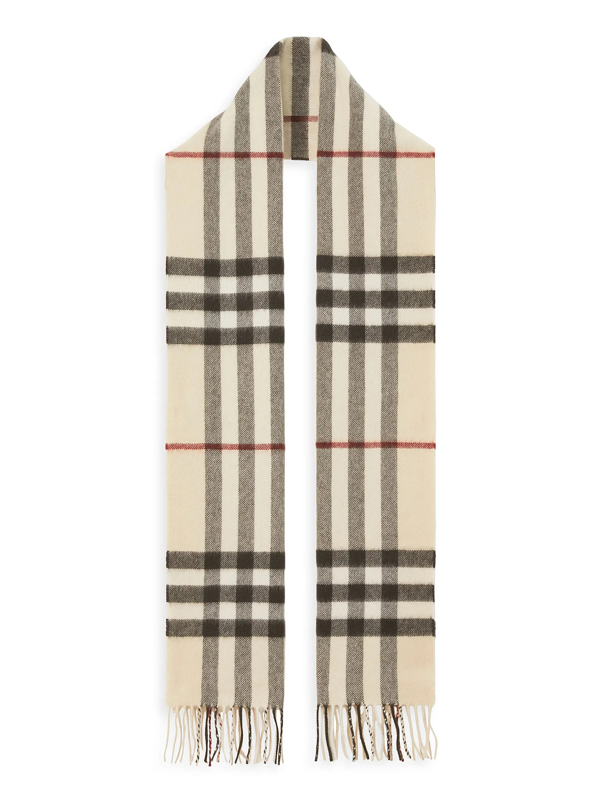 Check Cashmere Scarf | Saks Fifth Avenue