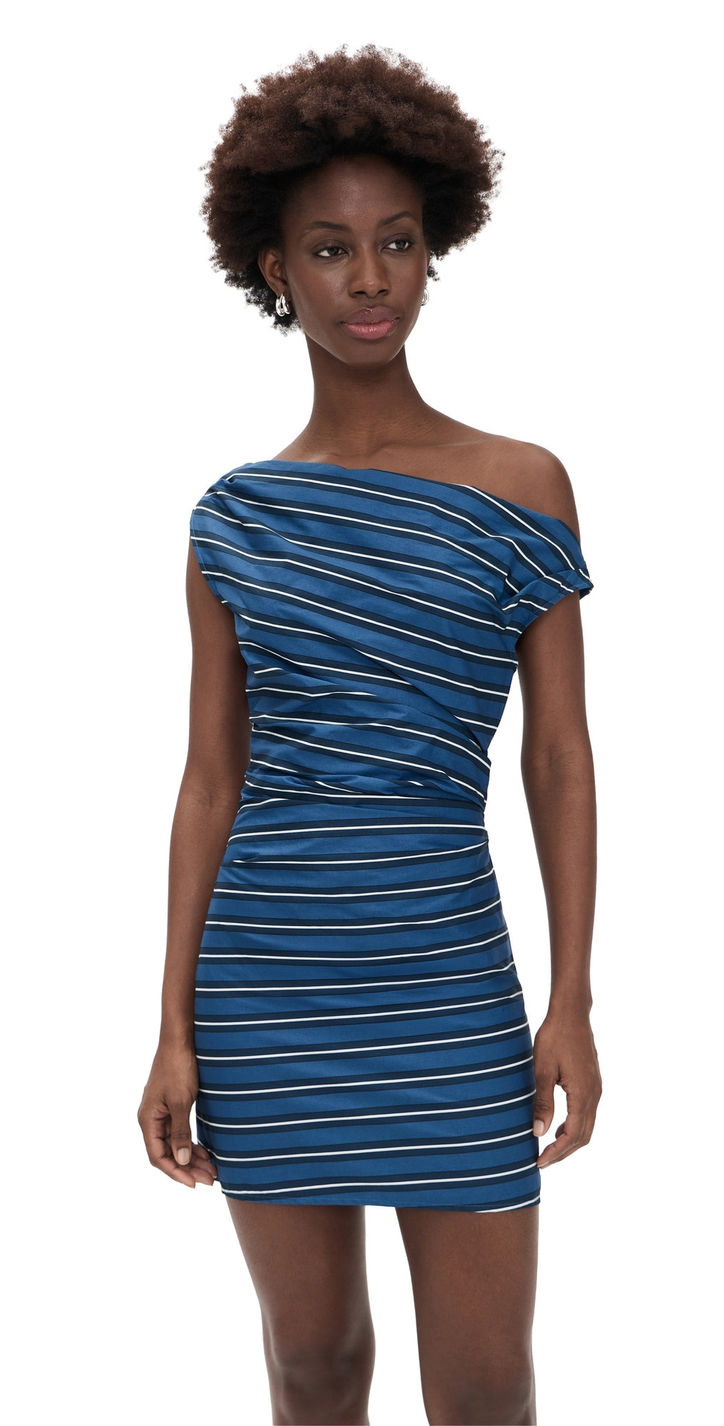 STAUD Phare Mini Dress Echo Stripe 6 | Shopbop