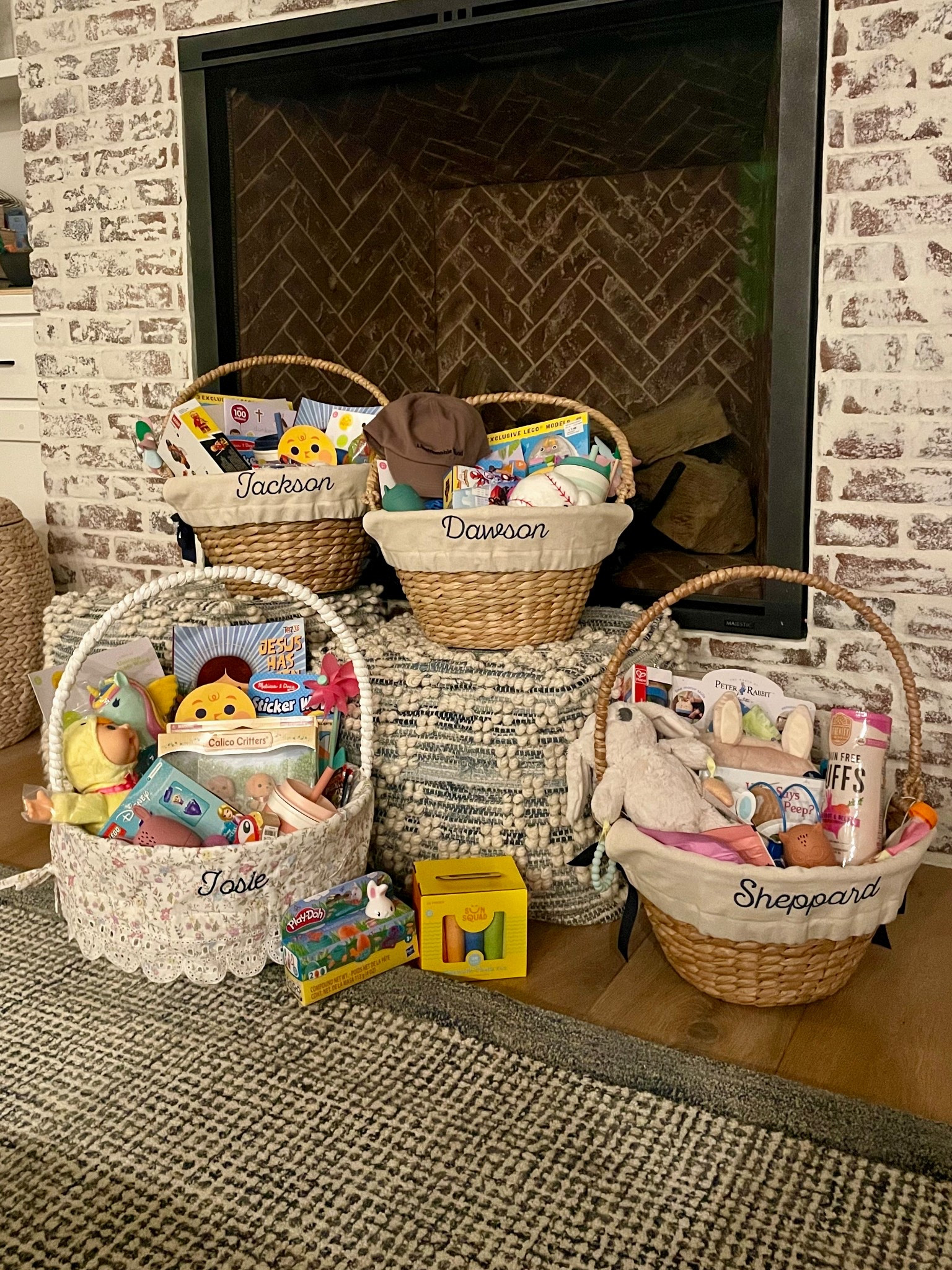 cutest Easter basket / embroidered Easter basket liners! 💕

#LTKSeasonal #LTKKids #LTKFamily